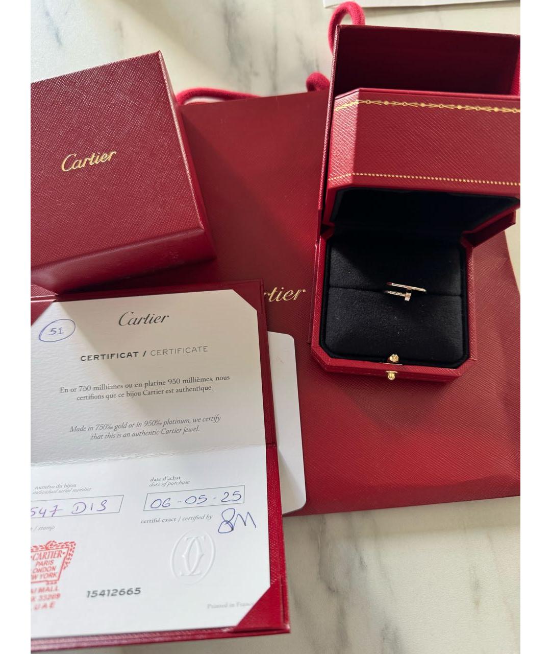 CARTIER Белое кольцо из белого золота, фото 3
