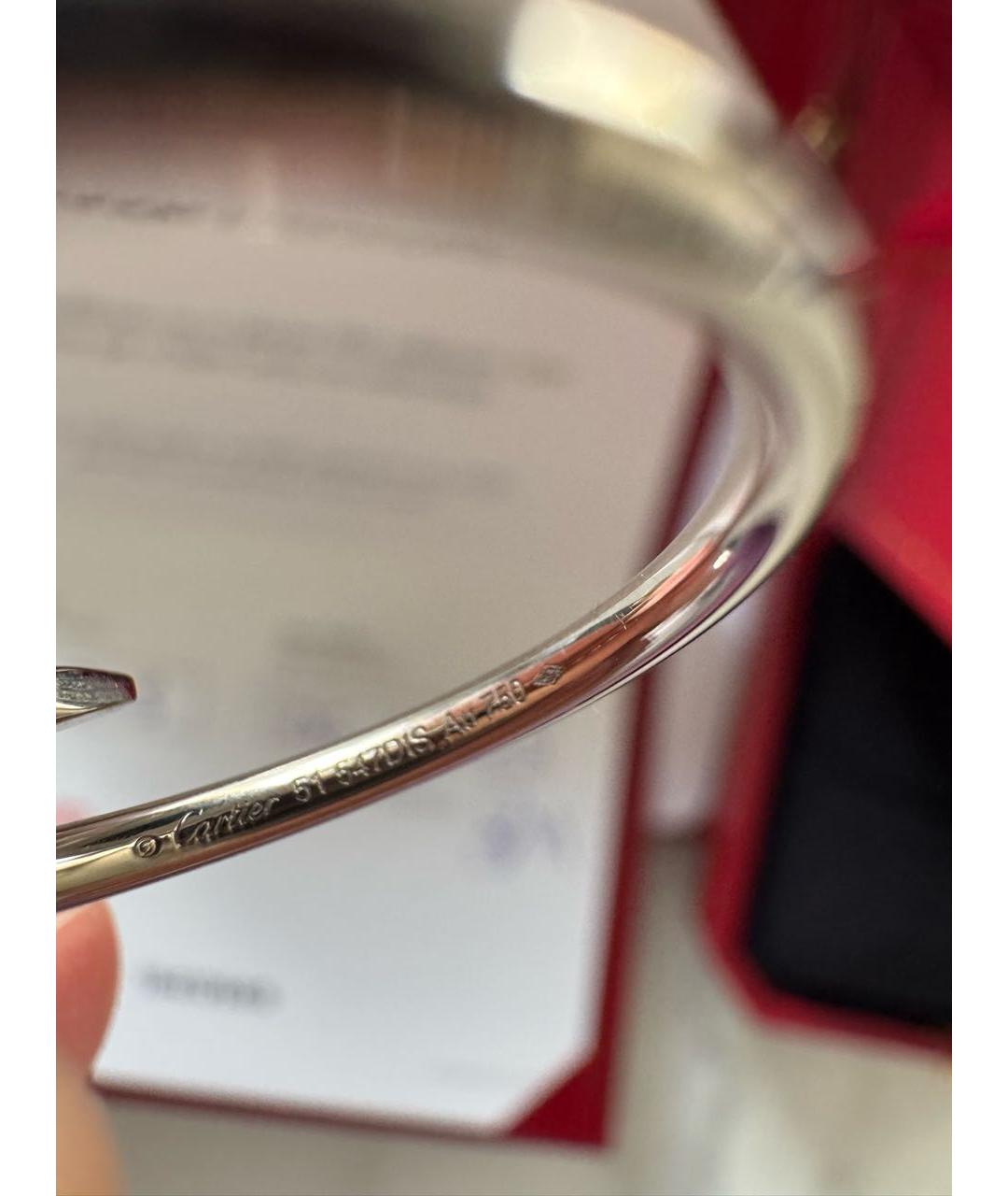 CARTIER Белое кольцо из белого золота, фото 4