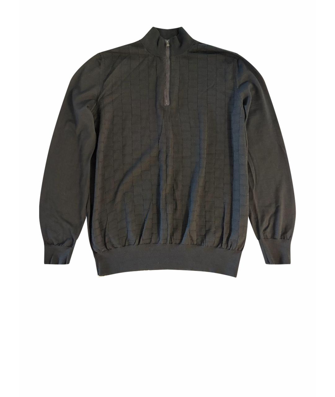 CORNELIANI Черный шерстяной джемпер / свитер, фото 1