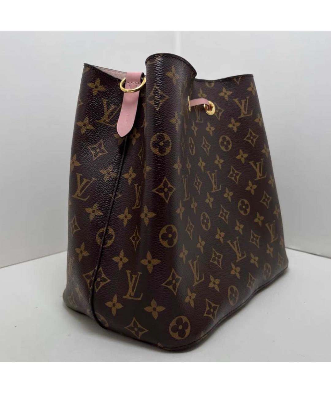 LOUIS VUITTON Коричневая сумка через плечо из канвы, фото 5