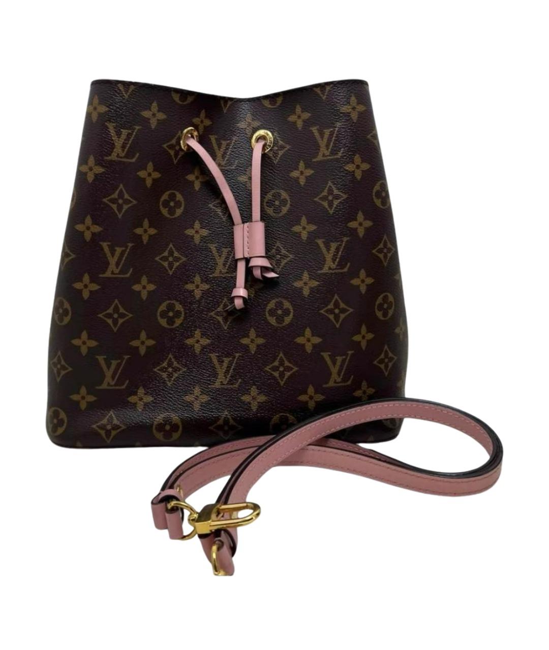 LOUIS VUITTON Коричневая сумка через плечо из канвы, фото 1
