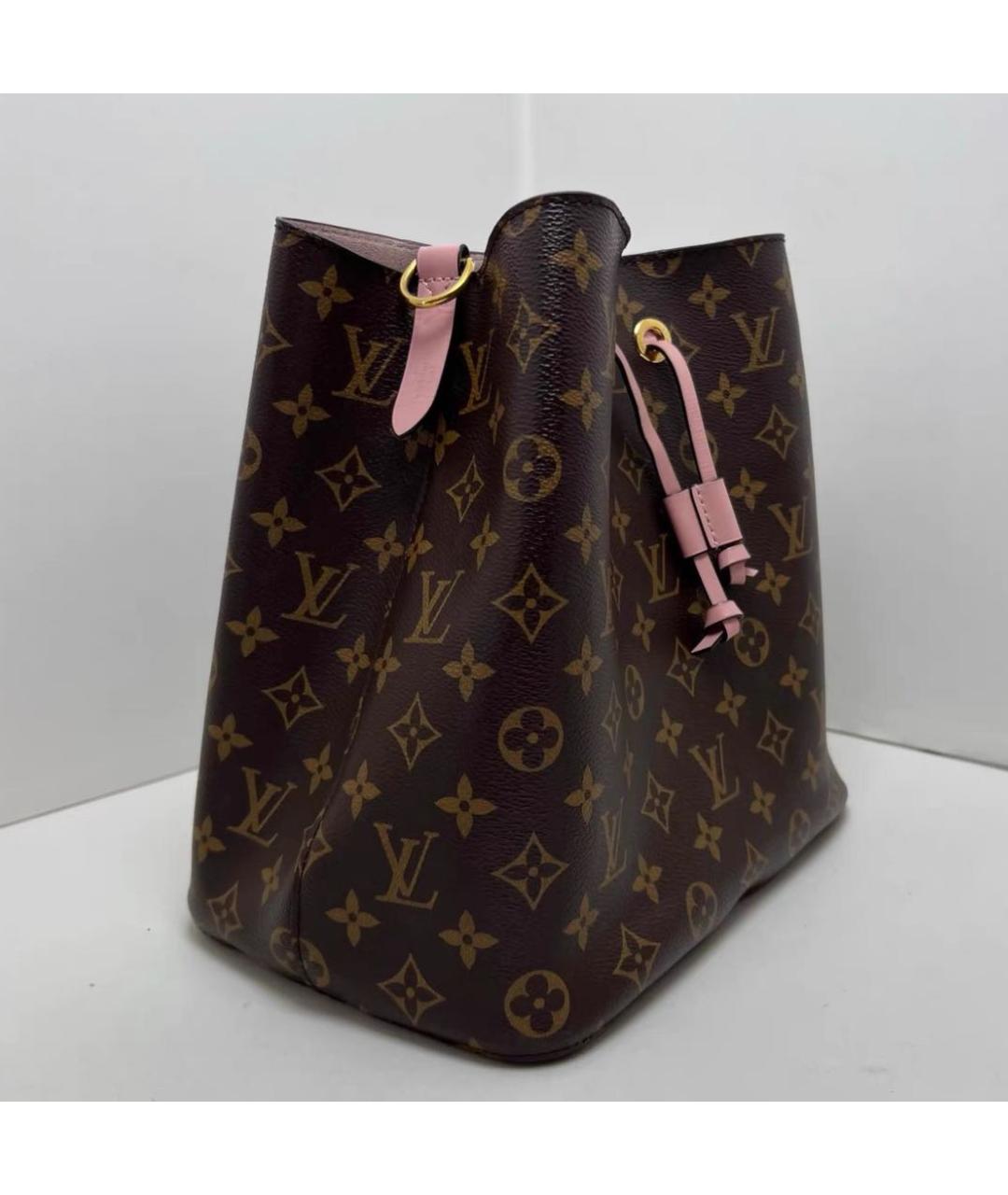 LOUIS VUITTON Коричневая сумка через плечо из канвы, фото 3