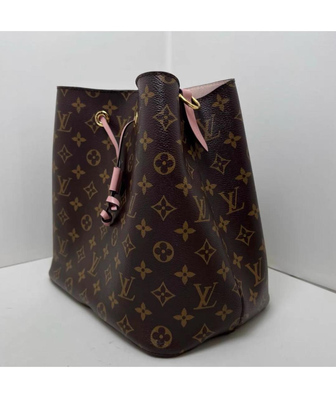LOUIS VUITTON Коричневая сумка через плечо из канвы, фото 4