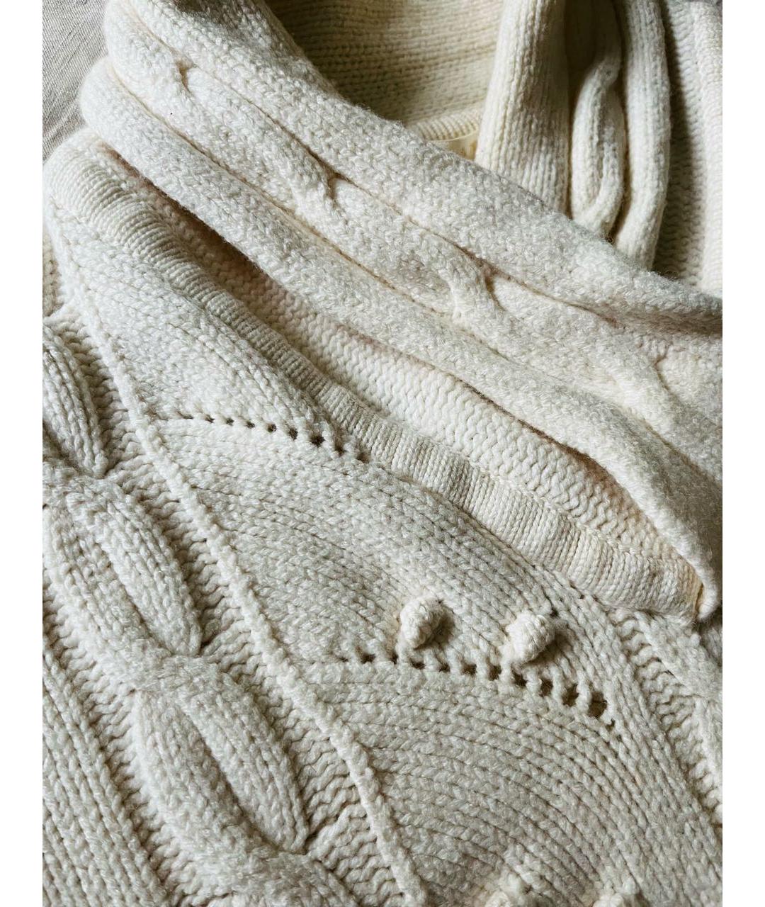 ESCADA Белый шерстяной джемпер / свитер, фото 5