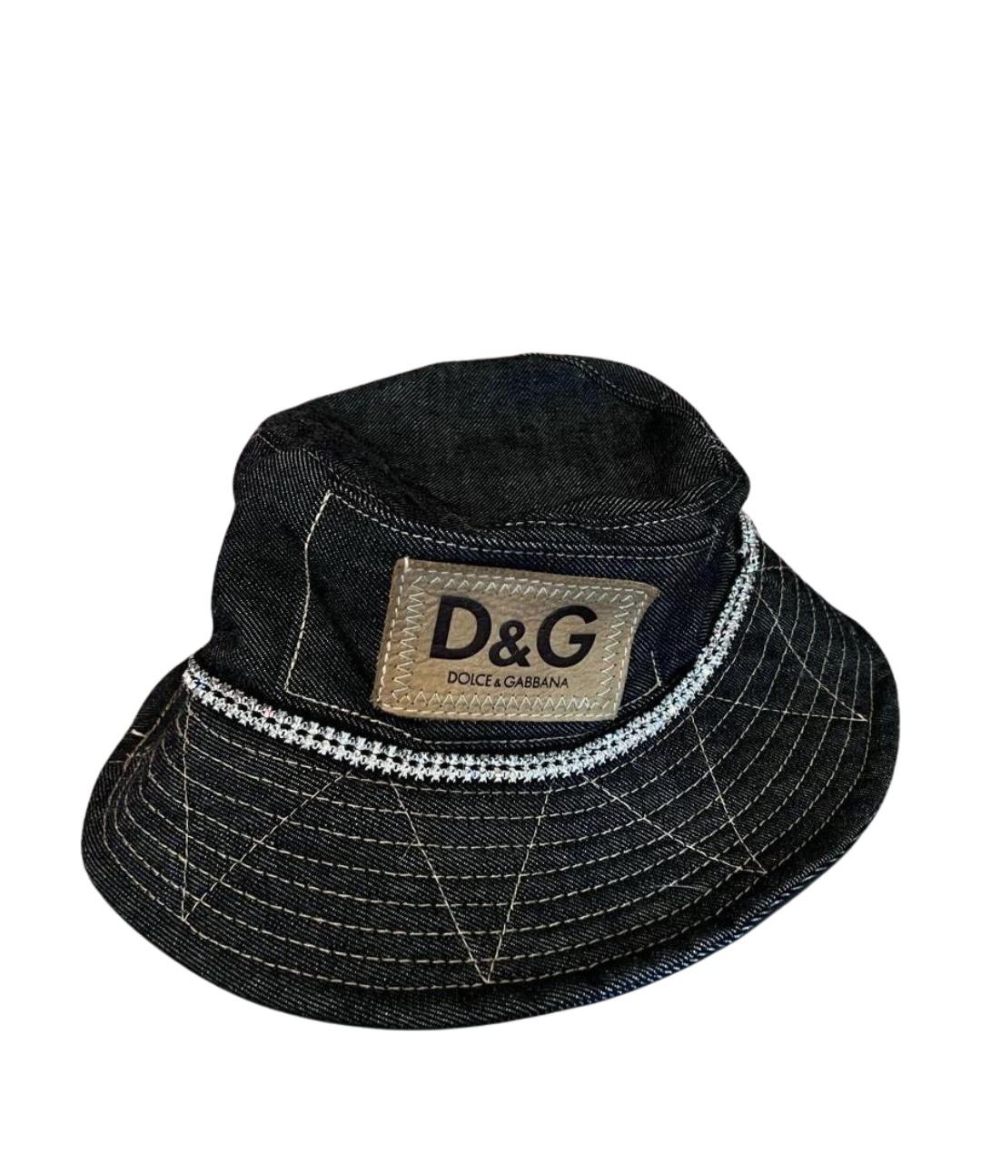 DOLCE&GABBANA Черная панама, фото 1