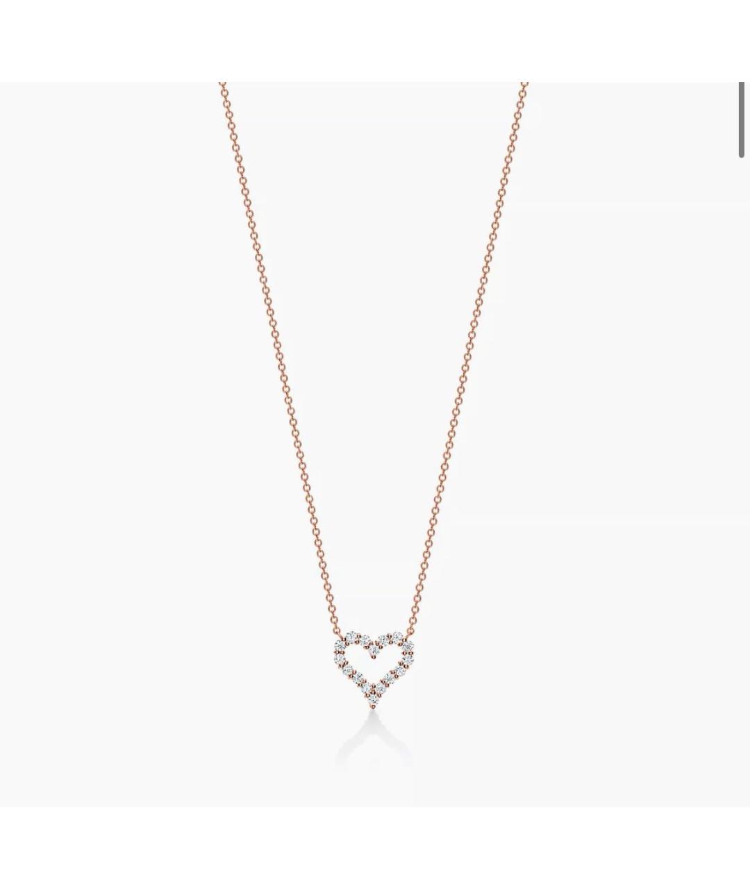 TIFFANY&CO Золотая подвеска из розового золота, фото 6