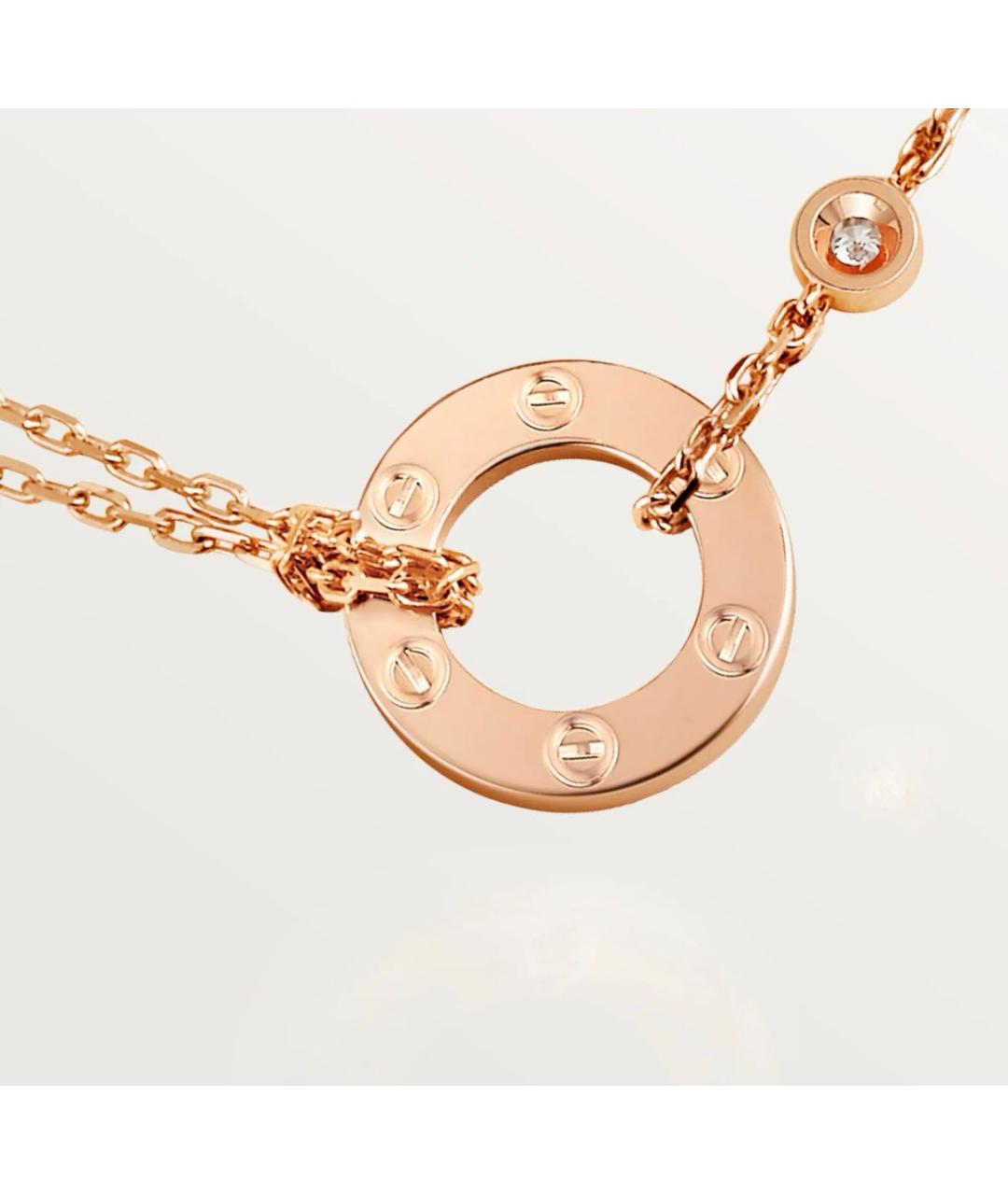 CARTIER Золотая подвеска из розового золота, фото 4