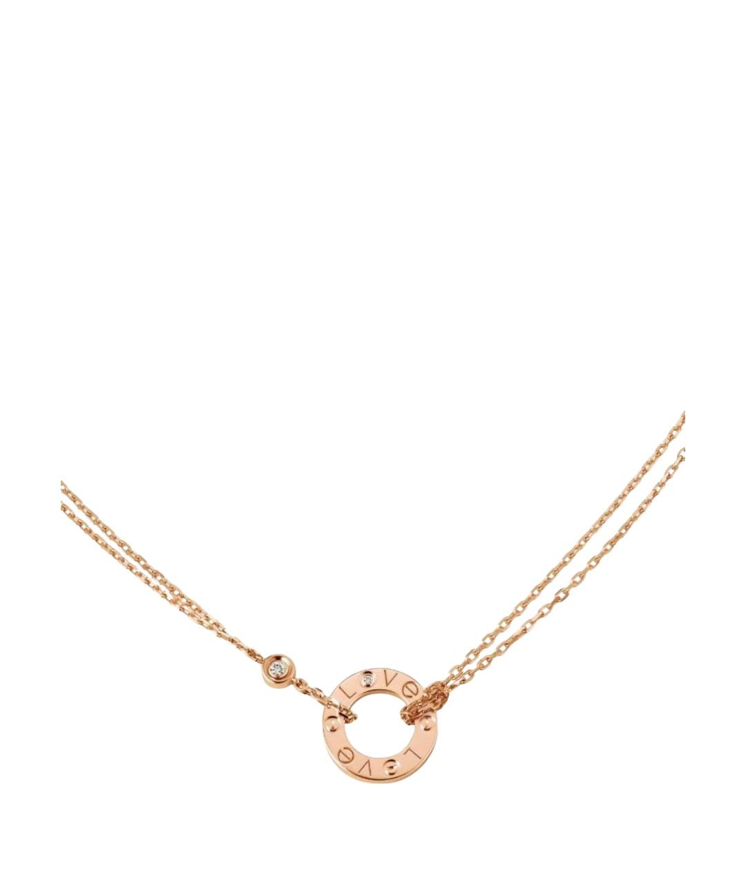 CARTIER Золотая подвеска из розового золота, фото 1