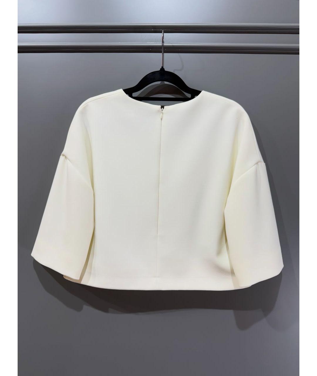 MSGM Белая полиэстеровая блузы, фото 2