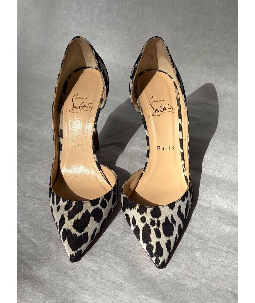 CHRISTIAN LOUBOUTIN Мульти текстильные туфли, фото 3