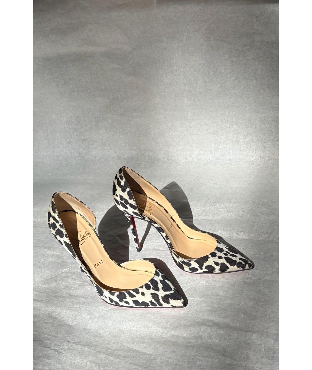 CHRISTIAN LOUBOUTIN Мульти текстильные туфли, фото 5