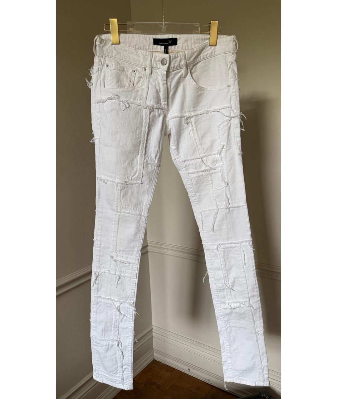 ISABEL MARANT Белые прямые джинсы, фото 9