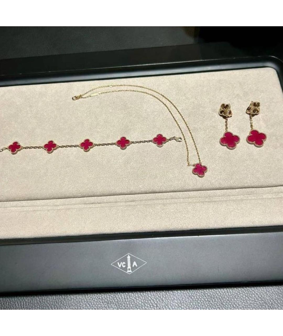 VAN CLEEF & ARPELS Розовая подвеска из желтого золота, фото 4