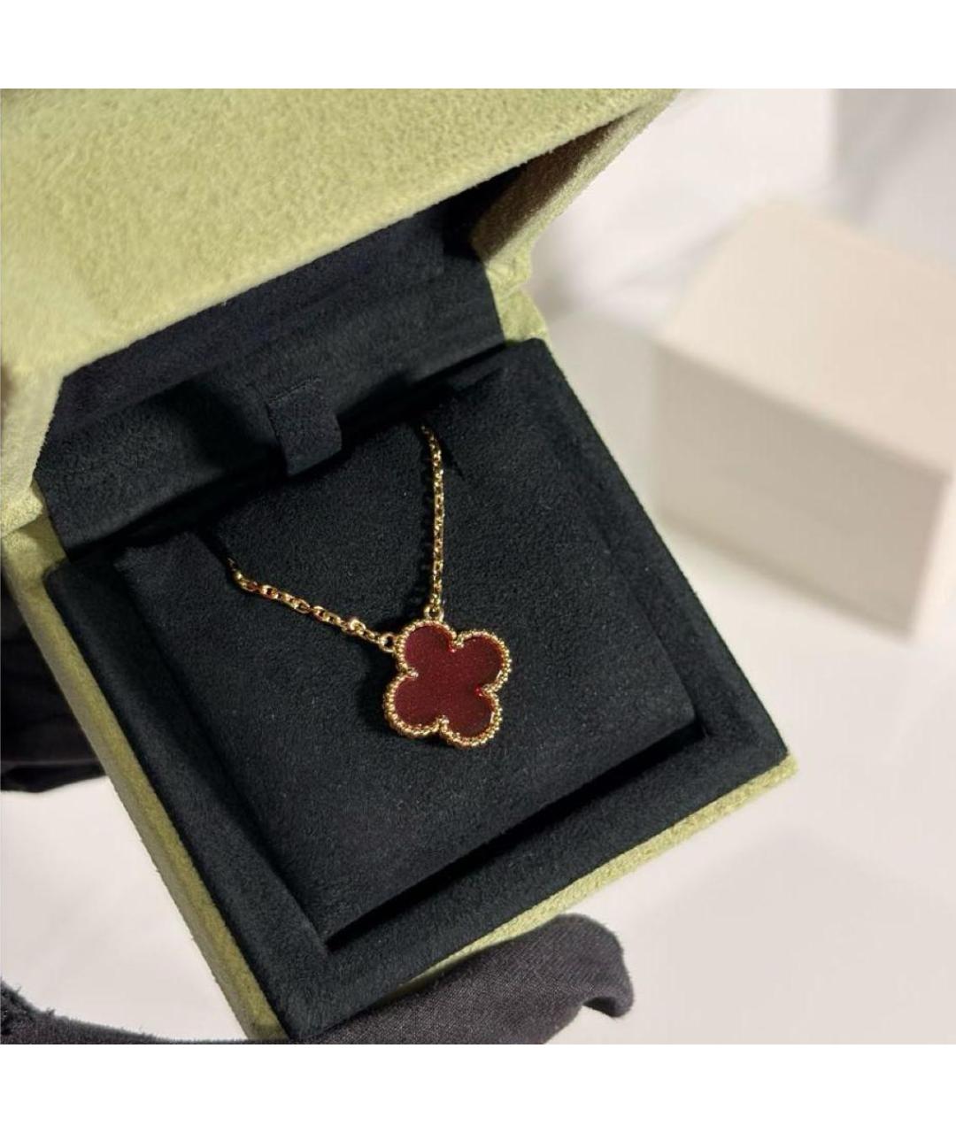 VAN CLEEF & ARPELS Розовая подвеска из желтого золота, фото 2