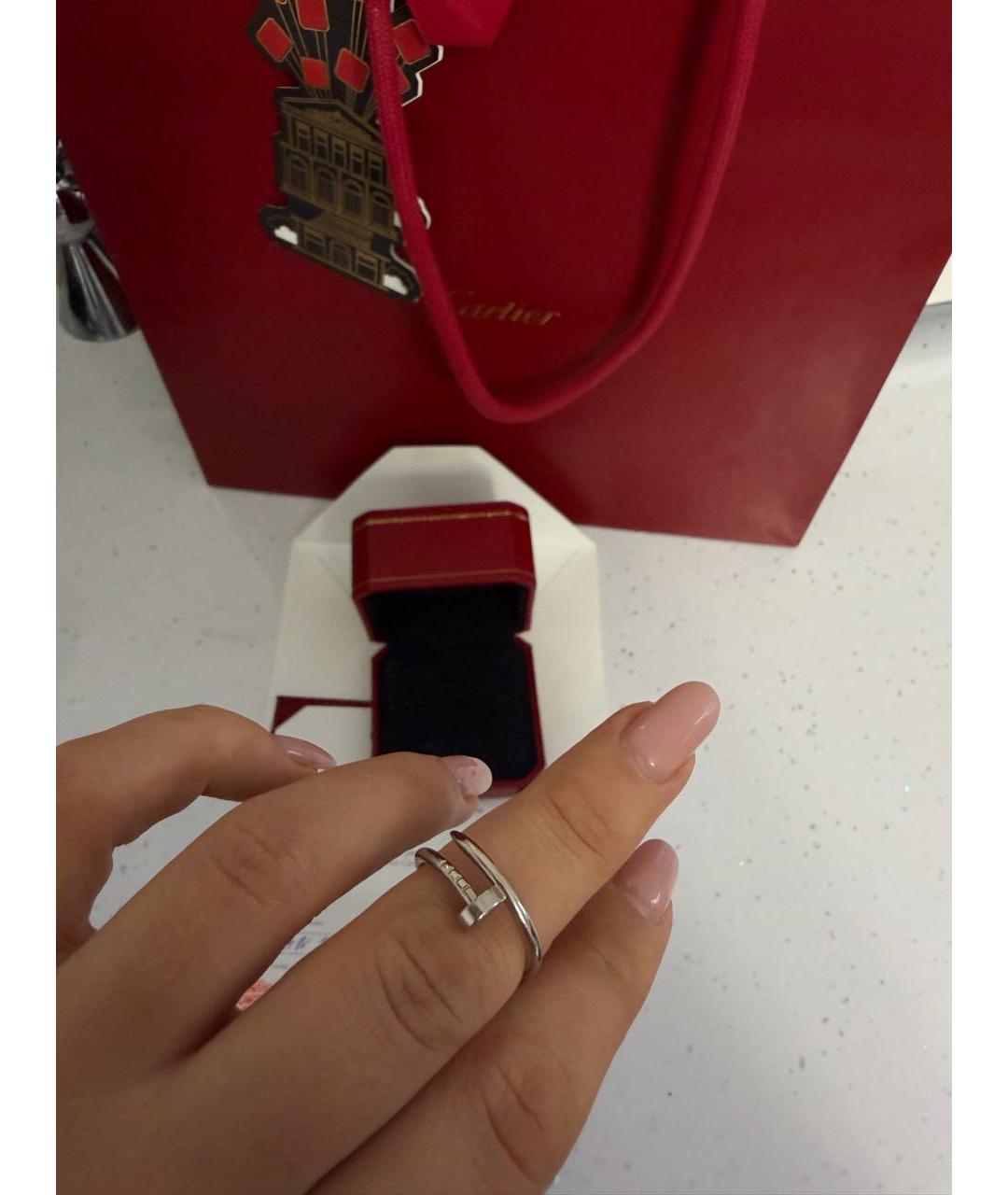 CARTIER Серебряное кольцо из белого золота, фото 2
