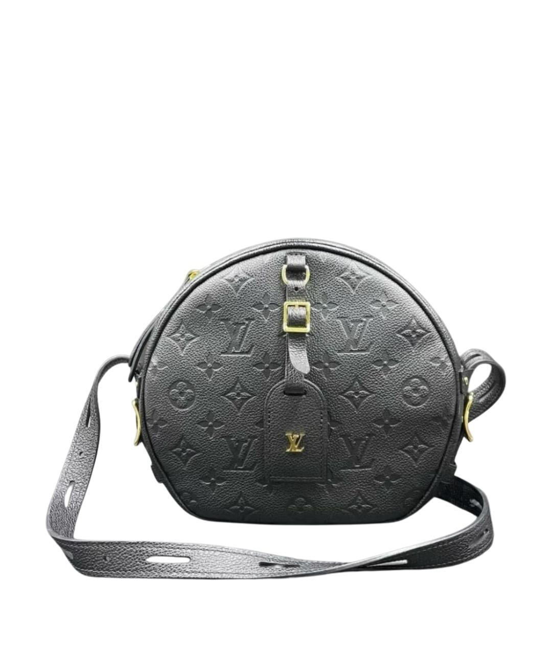 LOUIS VUITTON Черная кожаная сумка через плечо, фото 1