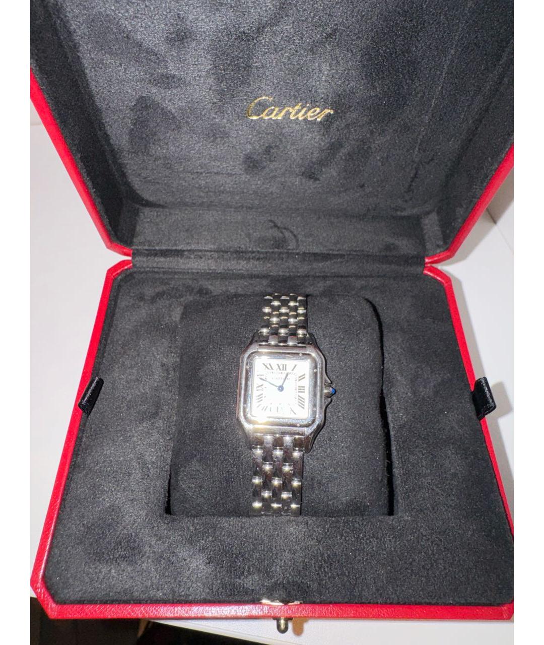 CARTIER Серебряные часы, фото 4