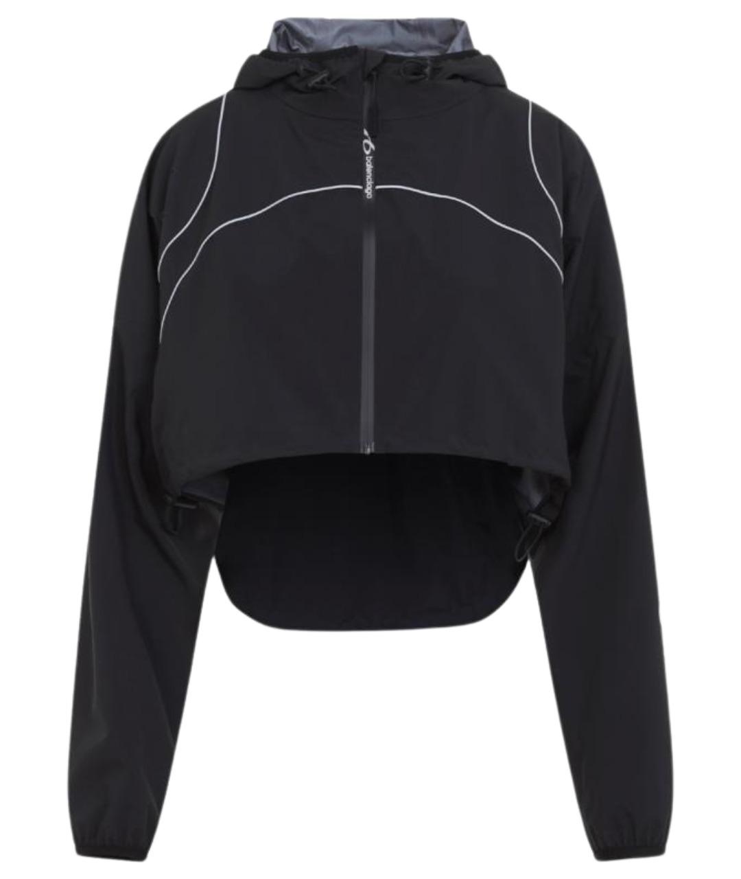 BALENCIAGA Черная полиэстеровая куртка, фото 1