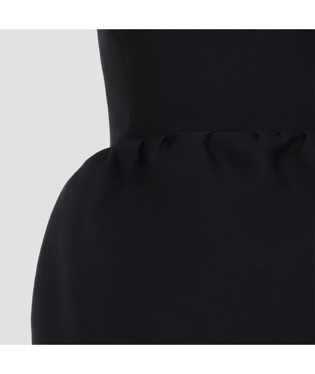 BALENCIAGA Черное шерстяное платье, фото 4