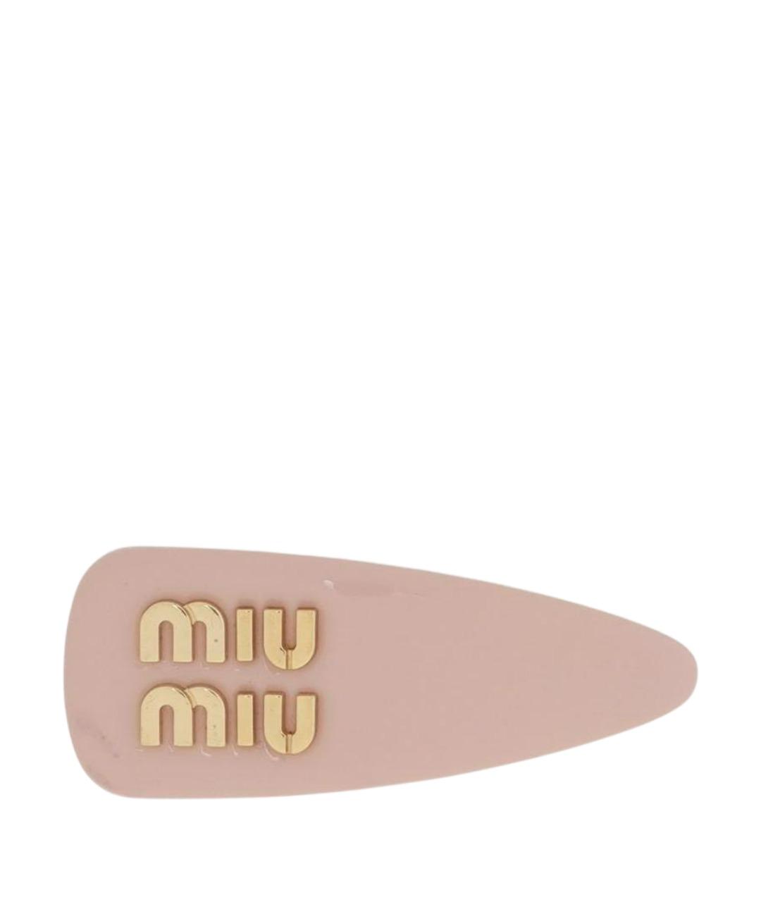 MIU MIU Белая заколка, фото 1