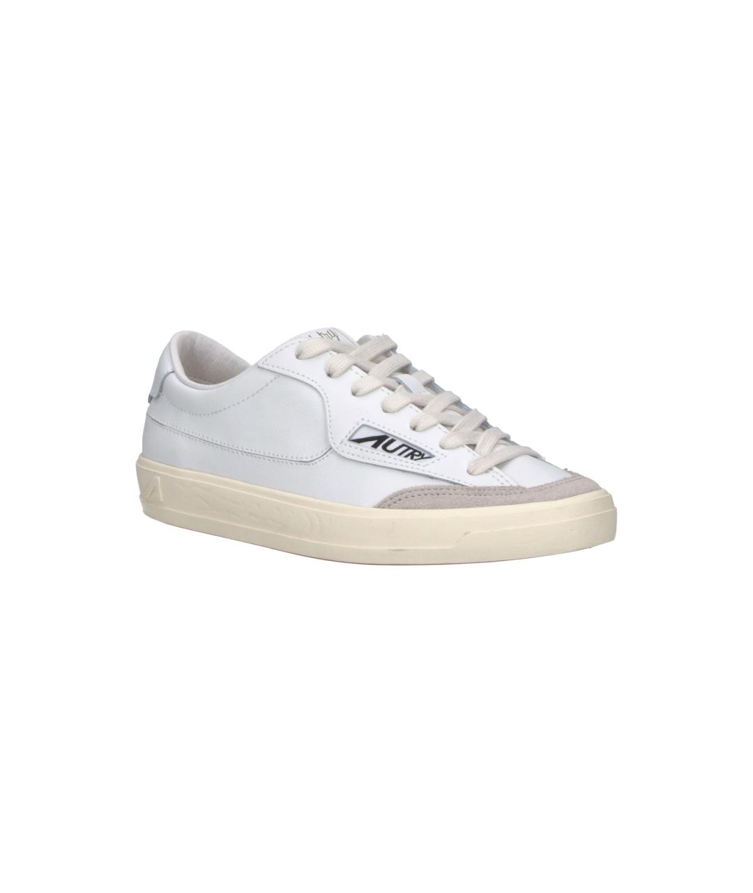 AUTRY Белые кожаные кеды, фото 2
