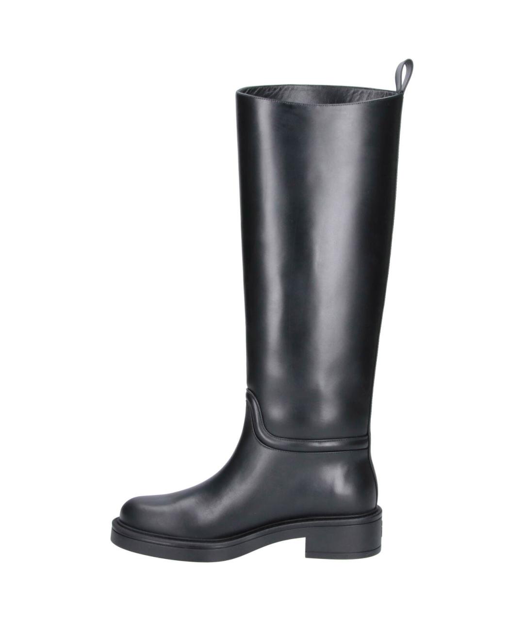 STUART WEITZMAN Черные кожаные сапоги, фото 3