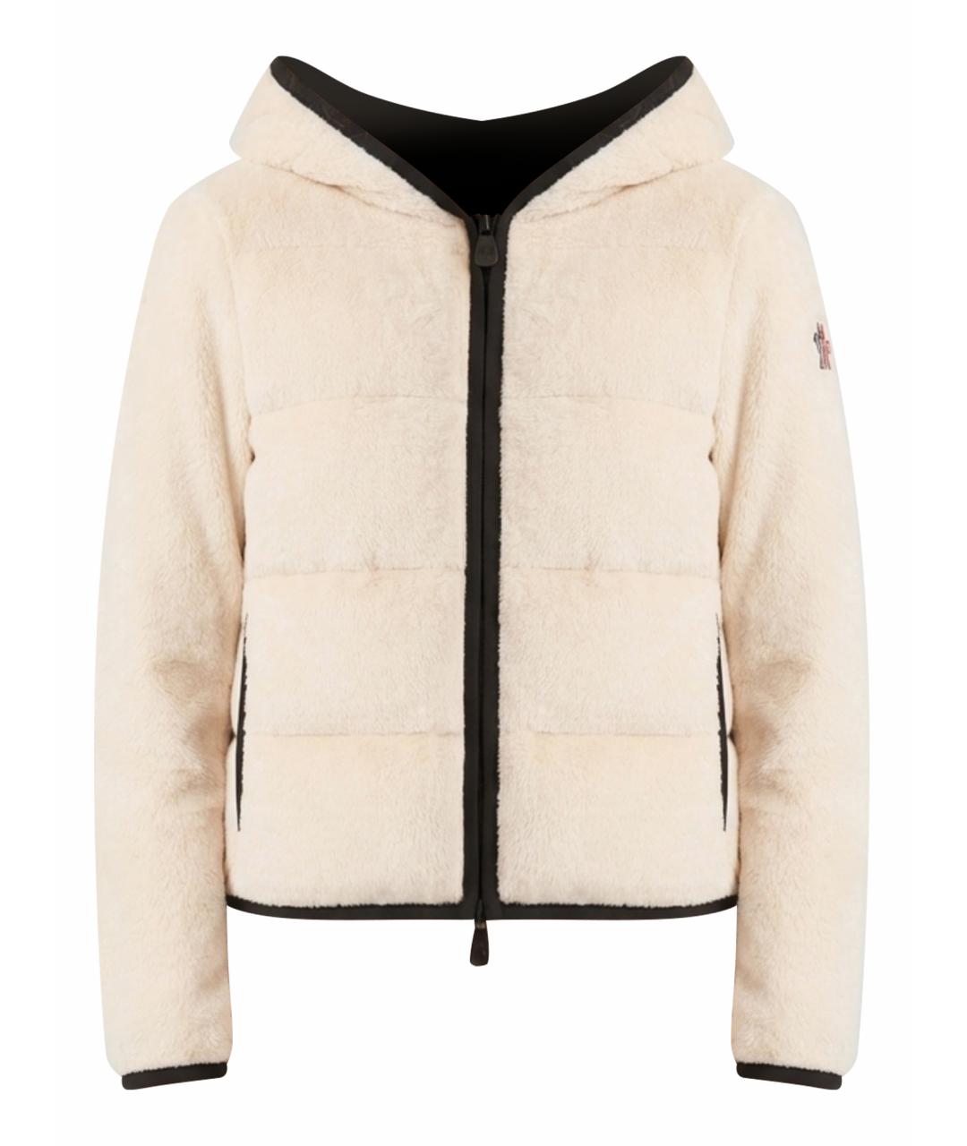 MONCLER GRENOBLE Белая полиэстеровая куртка, фото 1