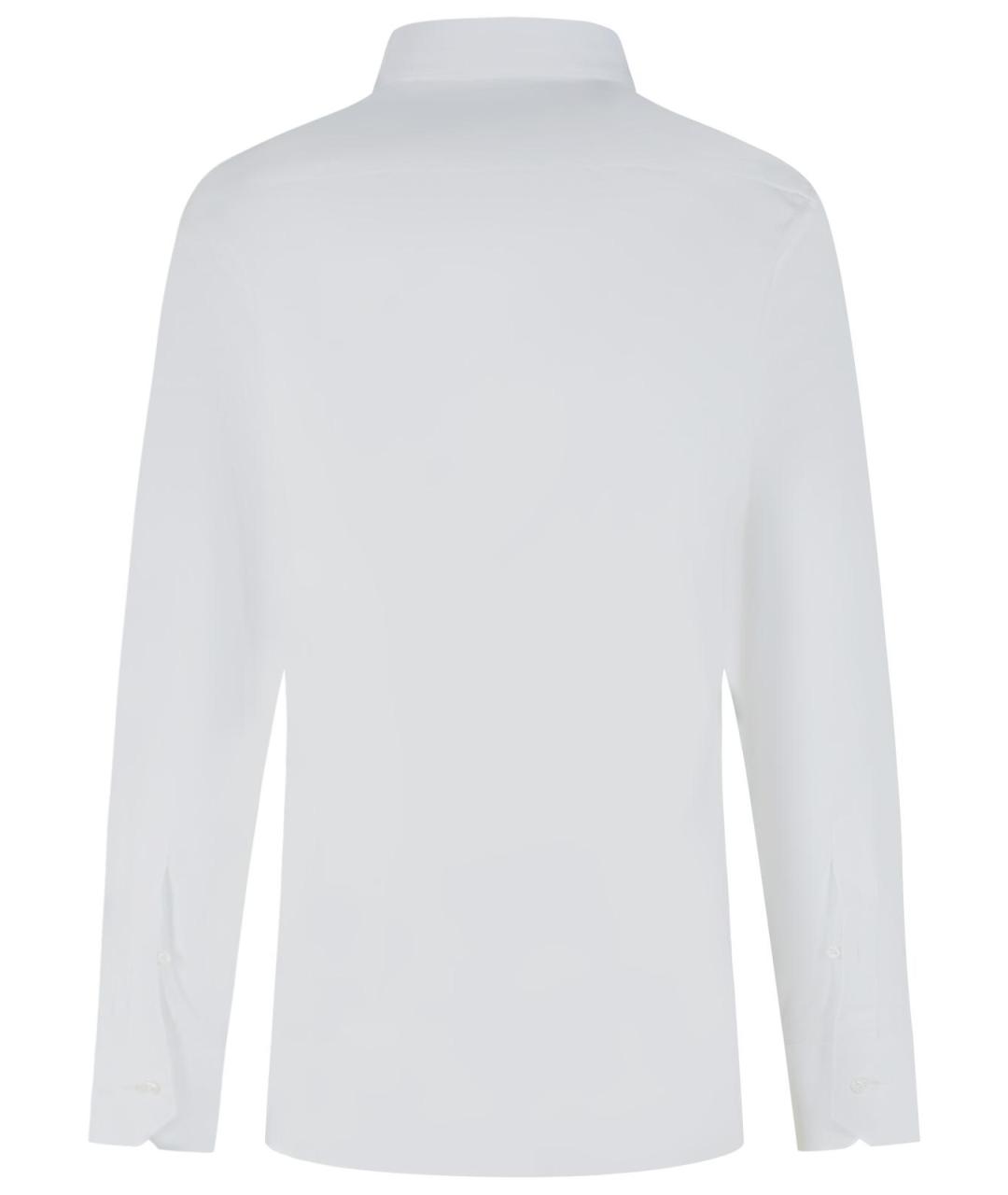 ZEGNA Белая хлопковая классическая рубашка, фото 3