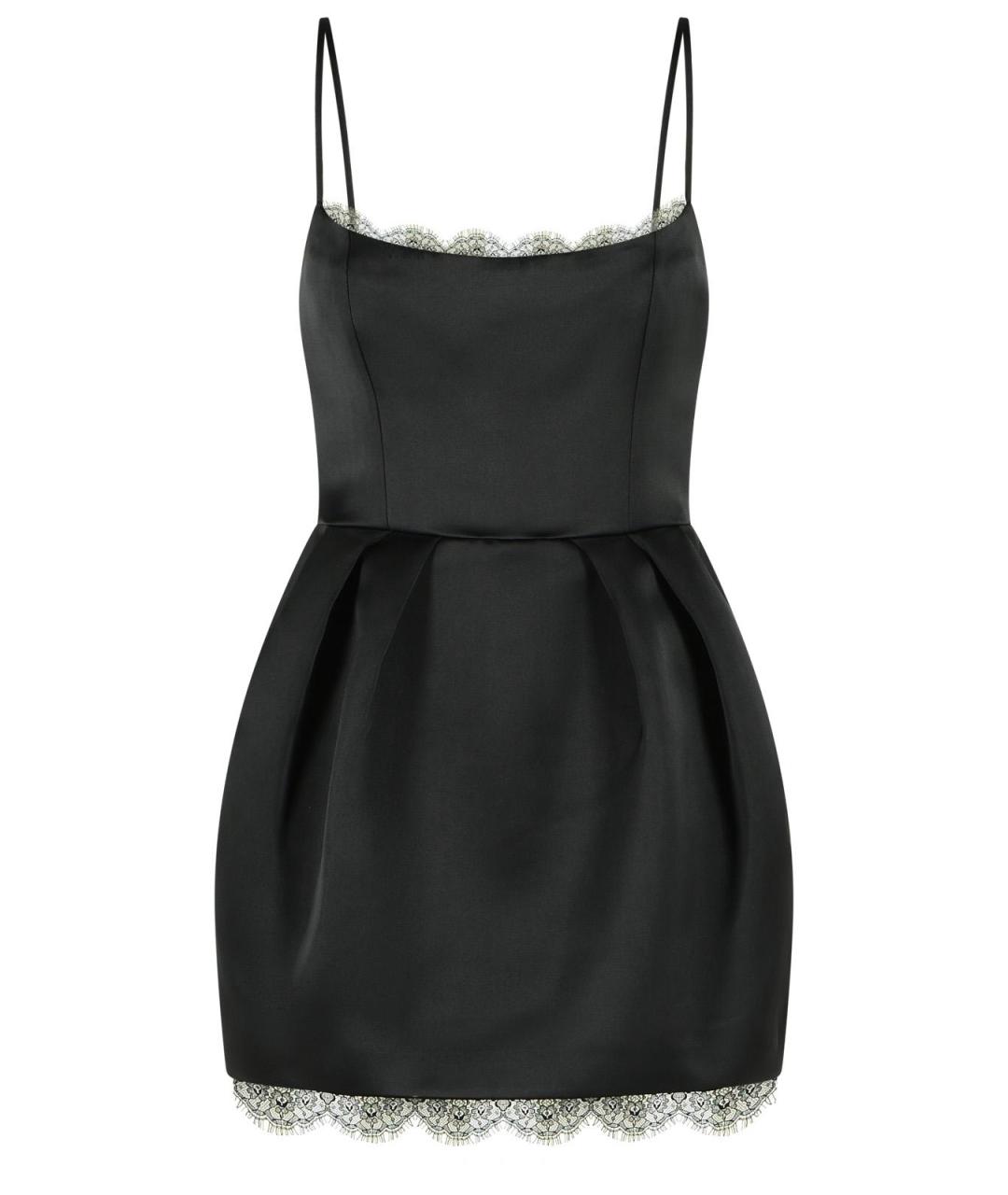 BLUMARINE Черное полиэстеровое коктейльное платье, фото 1