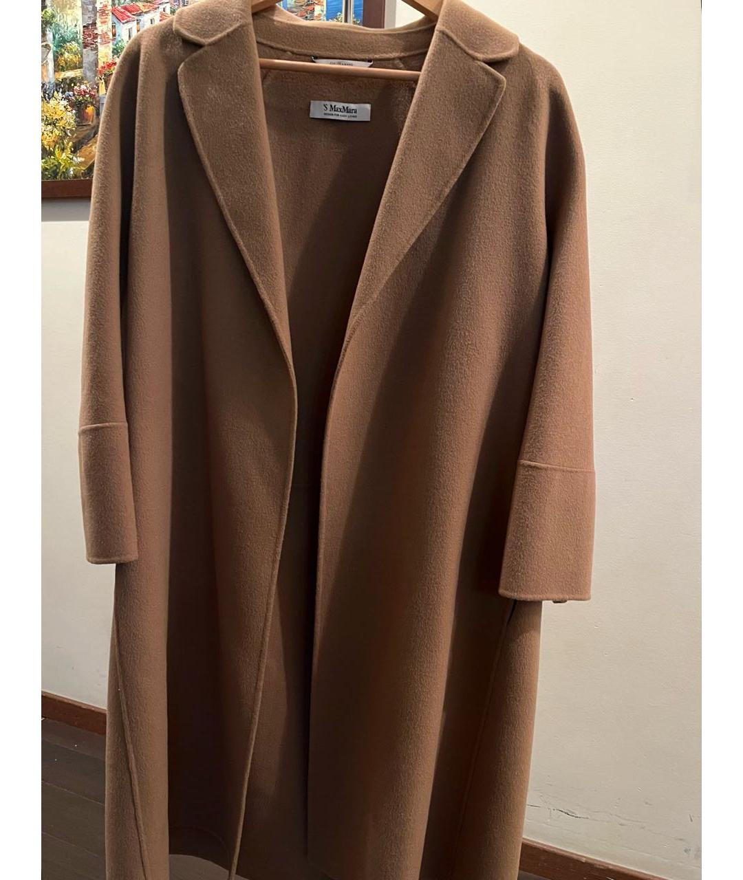 MAX MARA Бежевое кашемировое пальто, фото 4