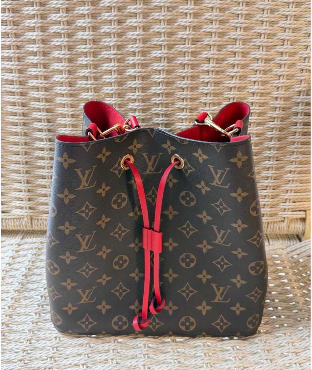 LOUIS VUITTON Коричневая сумка через плечо из канвы, фото 3