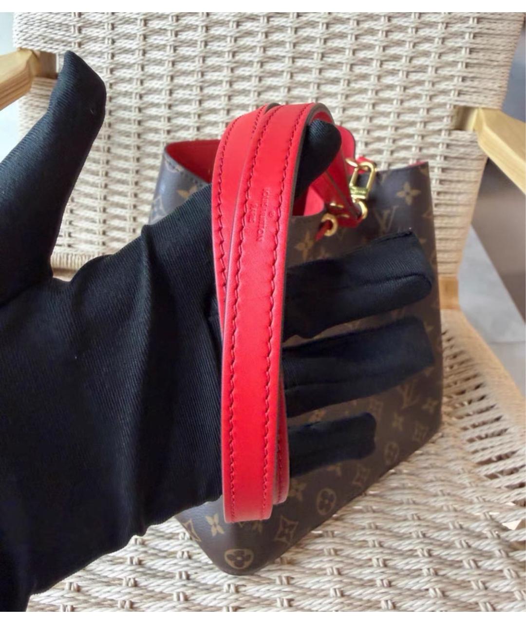 LOUIS VUITTON Коричневая сумка через плечо из канвы, фото 6