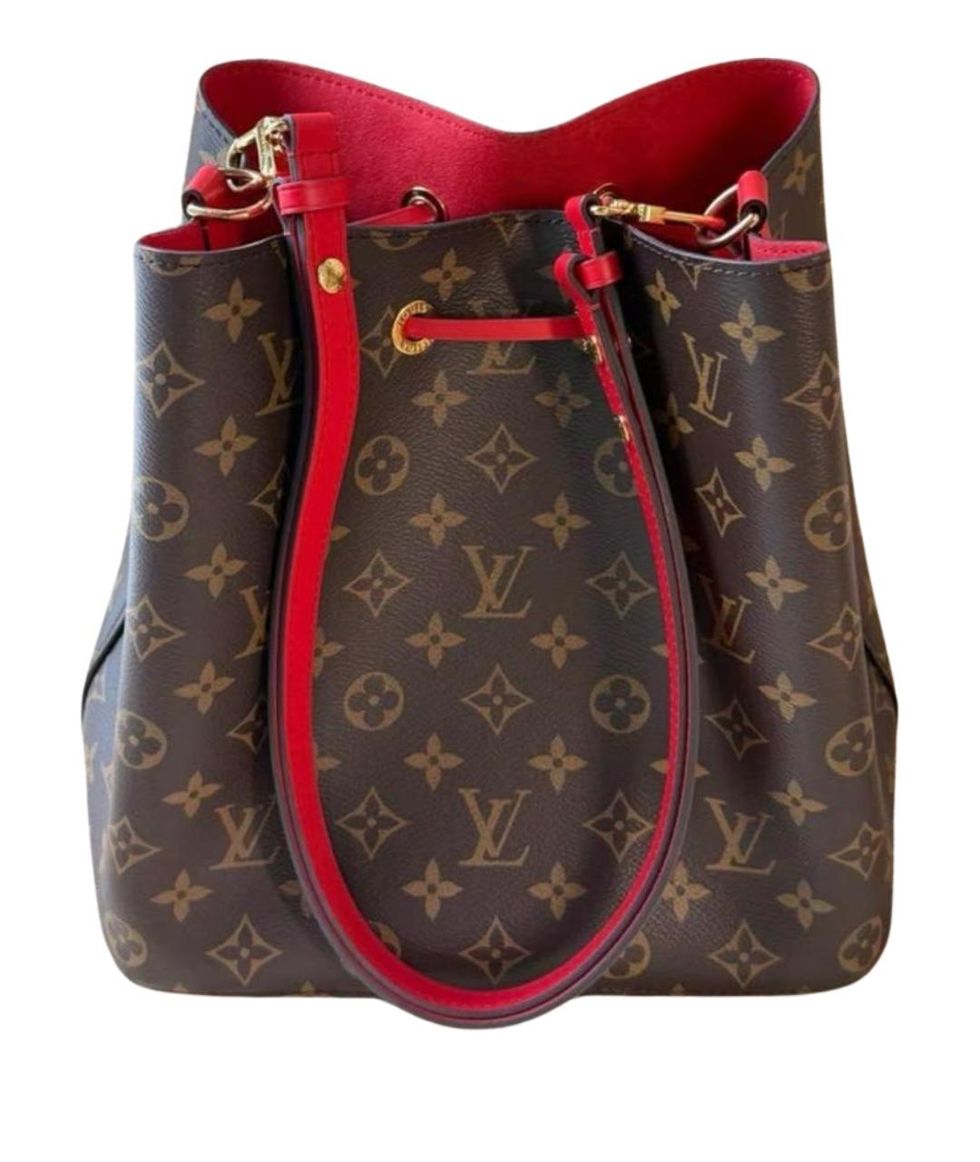 LOUIS VUITTON Коричневая сумка через плечо из канвы, фото 1
