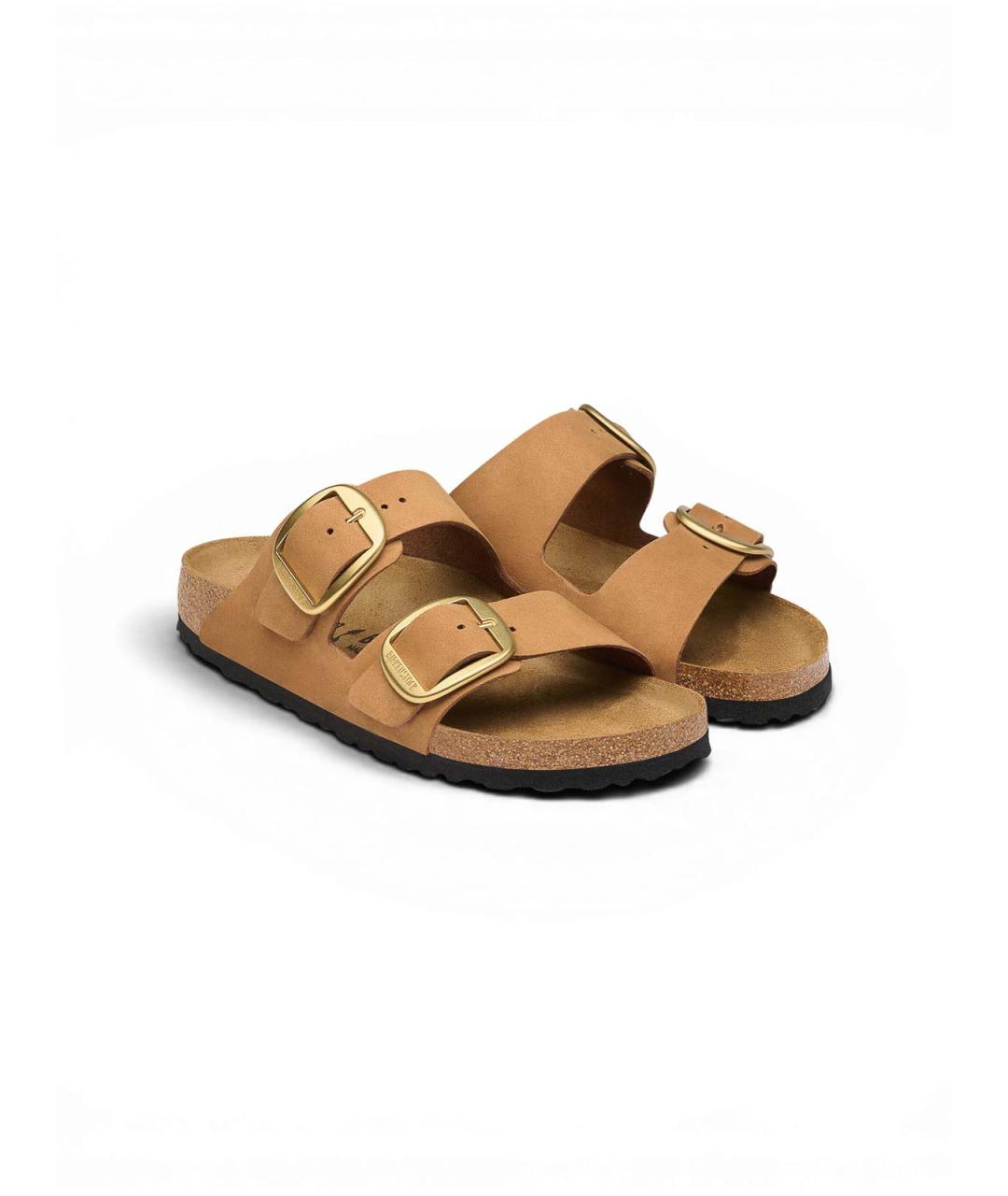 BIRKENSTOCK Бежевые замшевые сандалии, фото 4