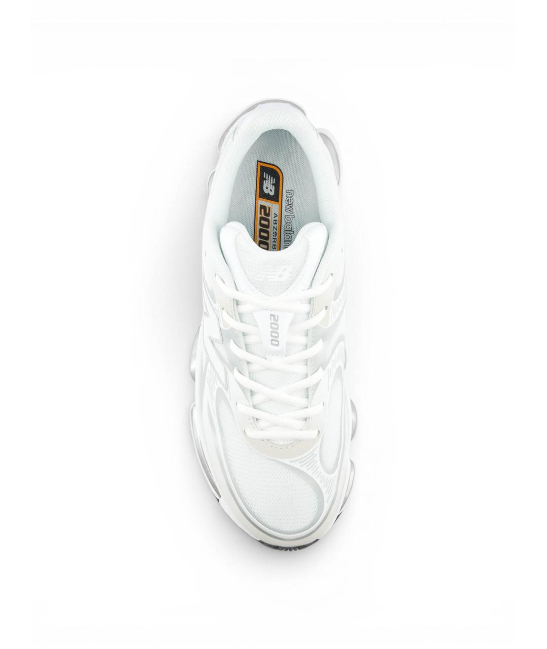 NEW BALANCE Белые текстильные кроссовки, фото 5