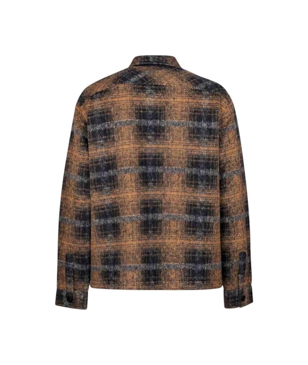 BARBOUR Синяя шерстяная кэжуал рубашка, фото 3