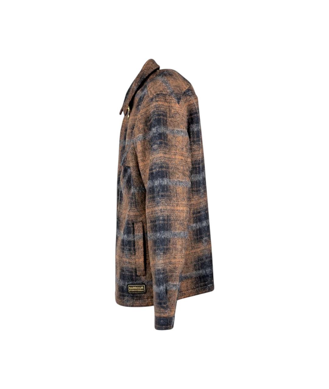 BARBOUR Синяя шерстяная кэжуал рубашка, фото 2