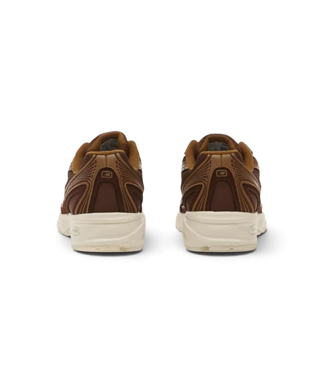 NEW BALANCE Коричневые замшевые кроссовки, фото 4