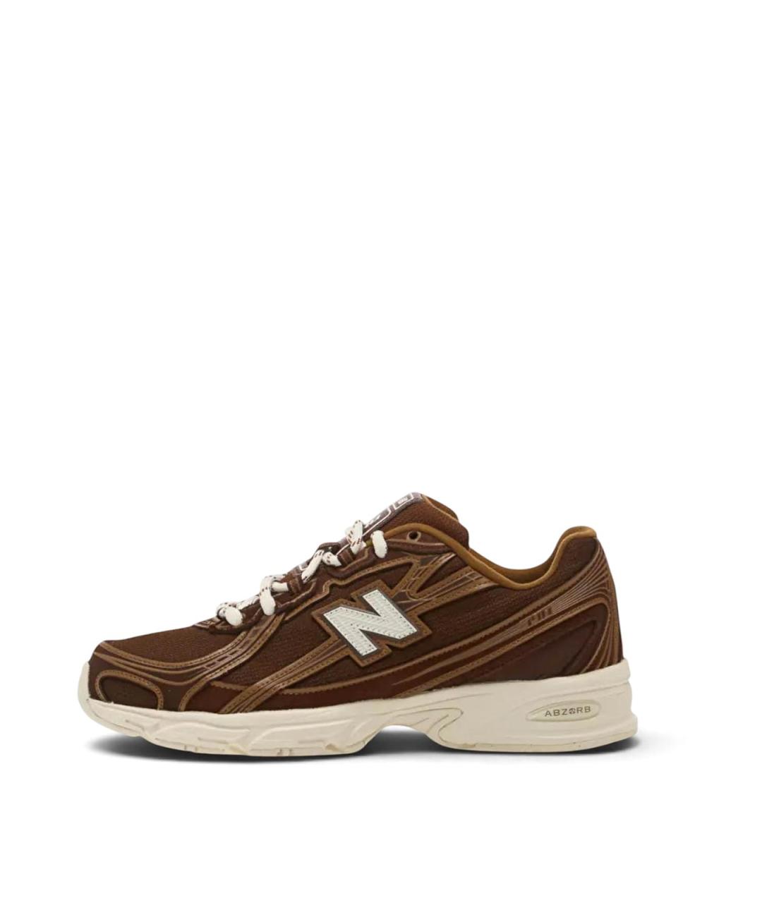 NEW BALANCE Коричневые замшевые кроссовки, фото 2
