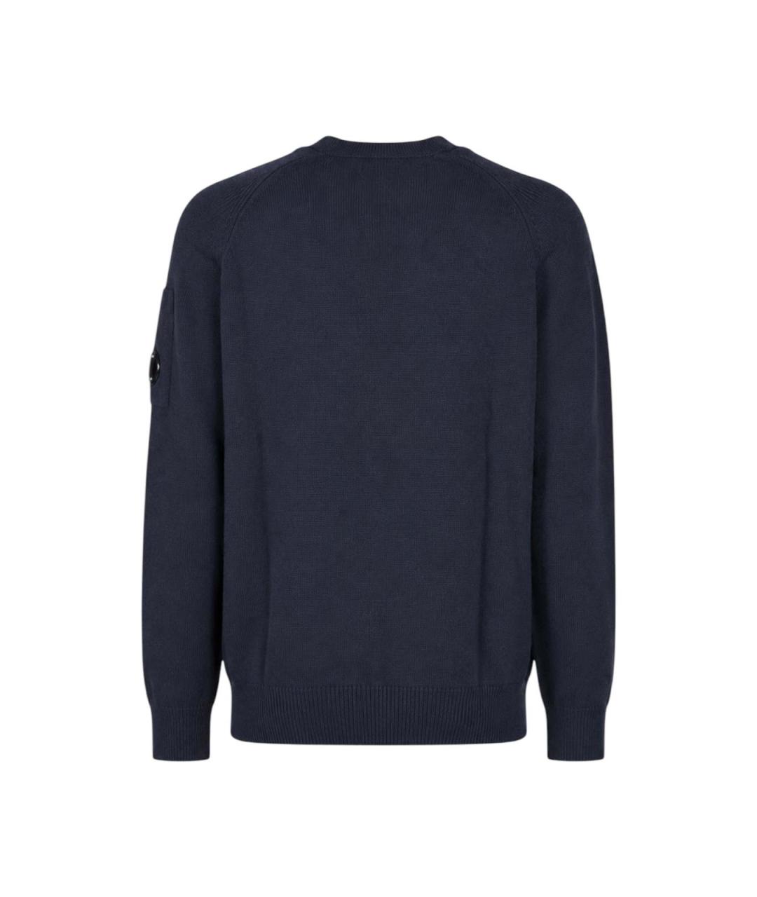 CP COMPANY Синий шерстяной джемпер / свитер, фото 3