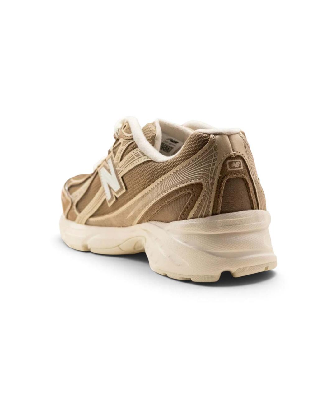 NEW BALANCE Коричневые кожаные кроссовки, фото 4
