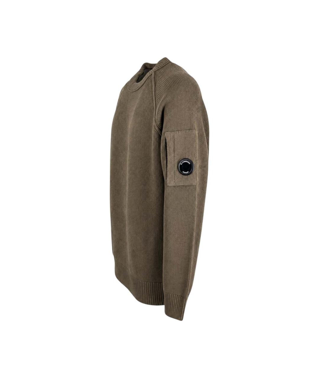 CP COMPANY Зеленый хлопковый джемпер / свитер, фото 2