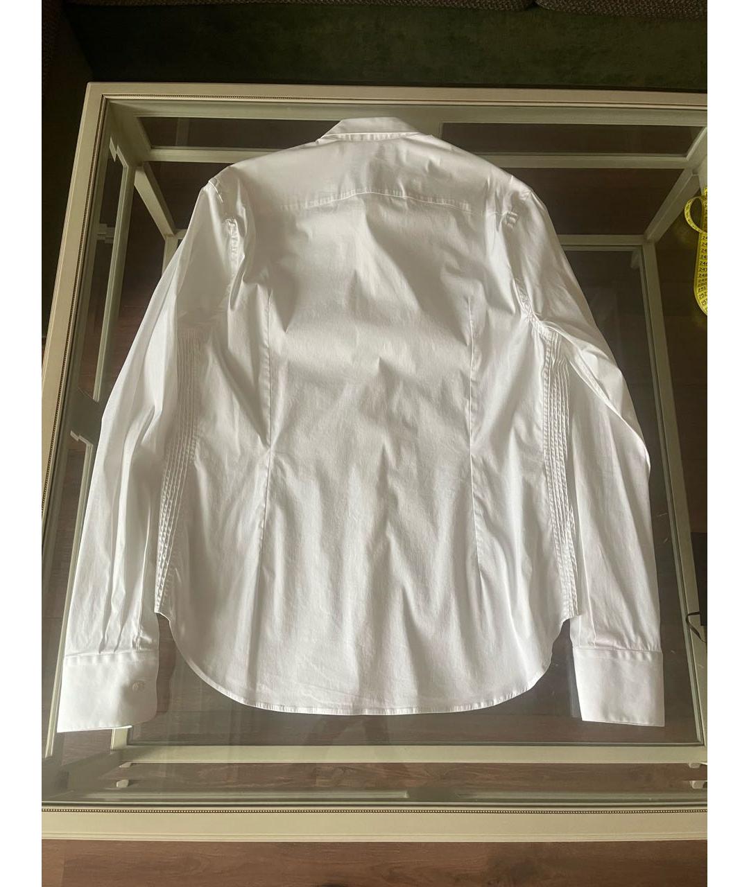 ERMANNO SCERVINO Белая хлопковая классическая рубашка, фото 2