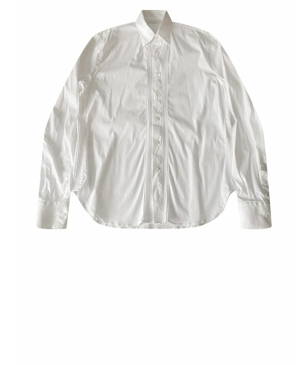 ERMANNO SCERVINO Белая хлопковая классическая рубашка, фото 1