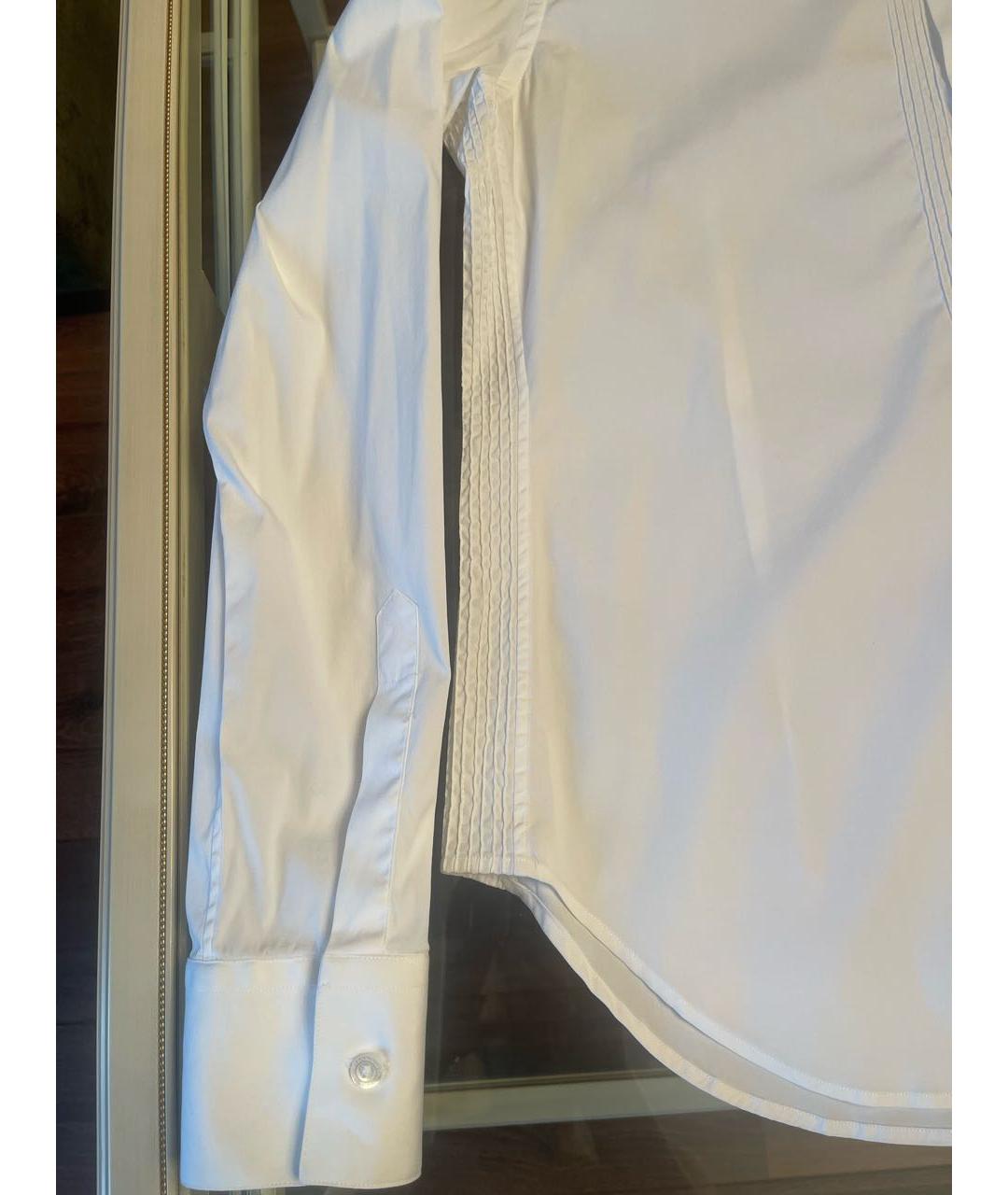 ERMANNO SCERVINO Белая хлопковая классическая рубашка, фото 5