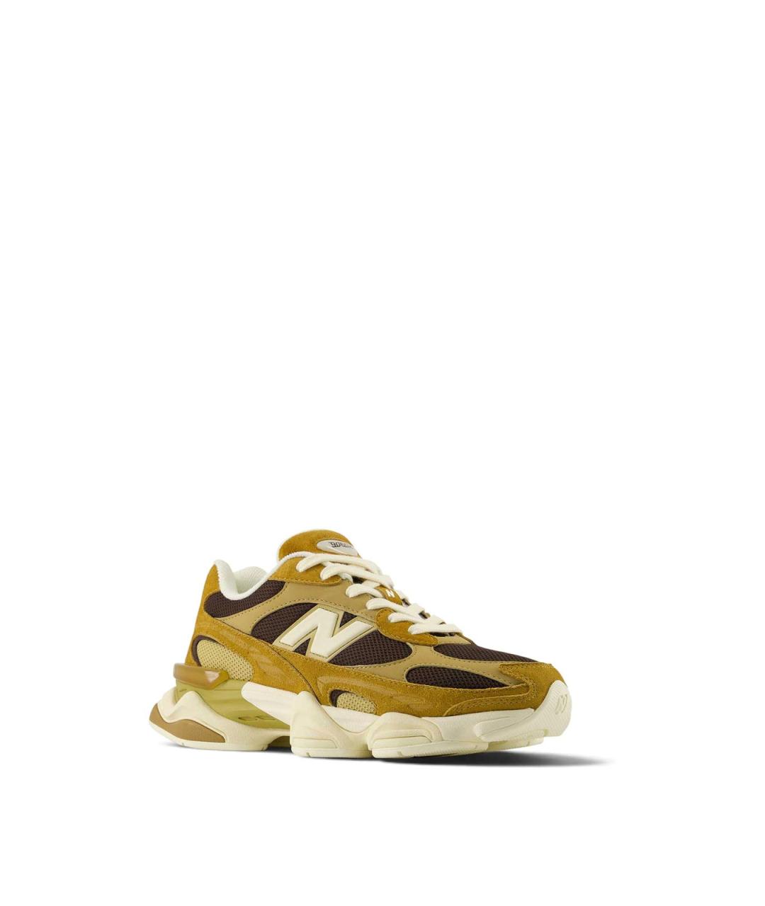 NEW BALANCE Горчичные замшевые кроссовки, фото 4