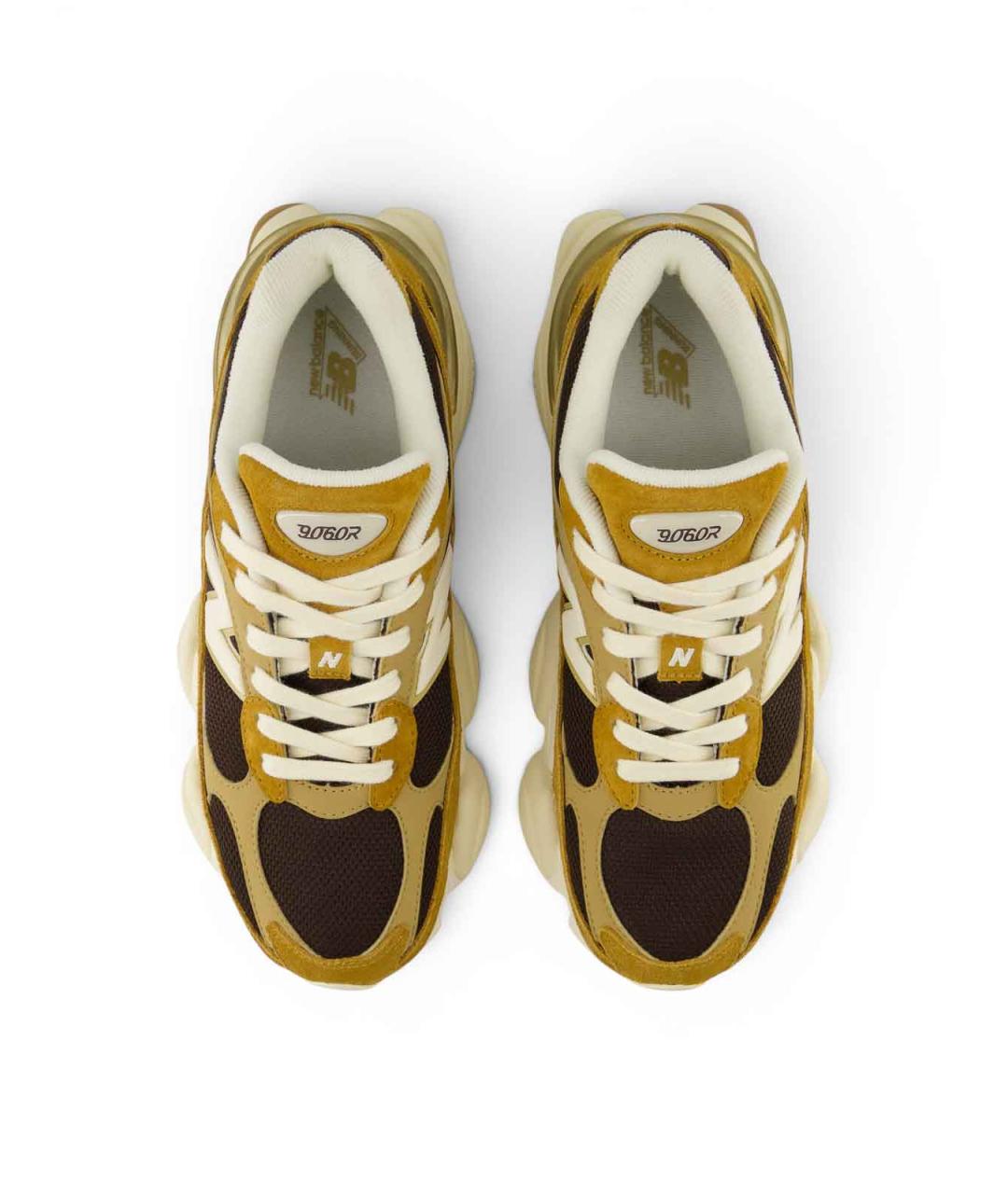 NEW BALANCE Горчичные замшевые кроссовки, фото 5