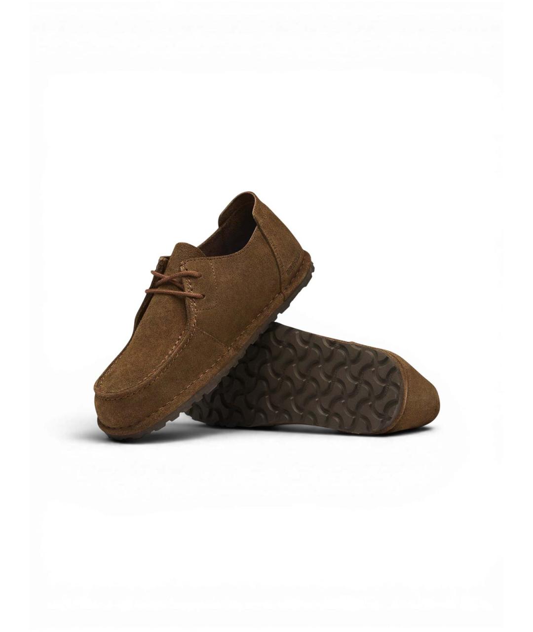 BIRKENSTOCK Коричневые замшевые низкие ботинки, фото 4