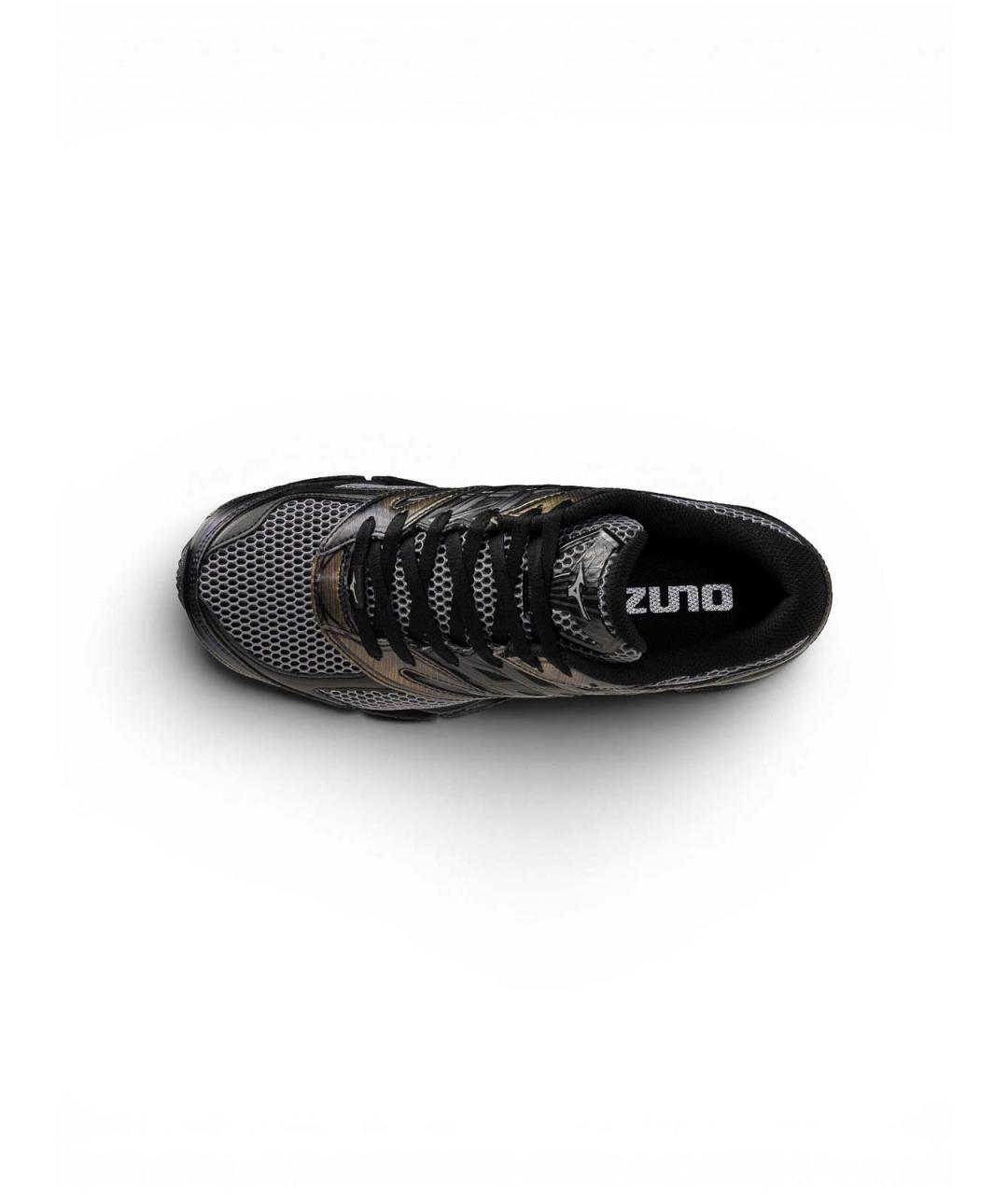 MIZUNO Черные текстильные низкие кроссовки / кеды, фото 4