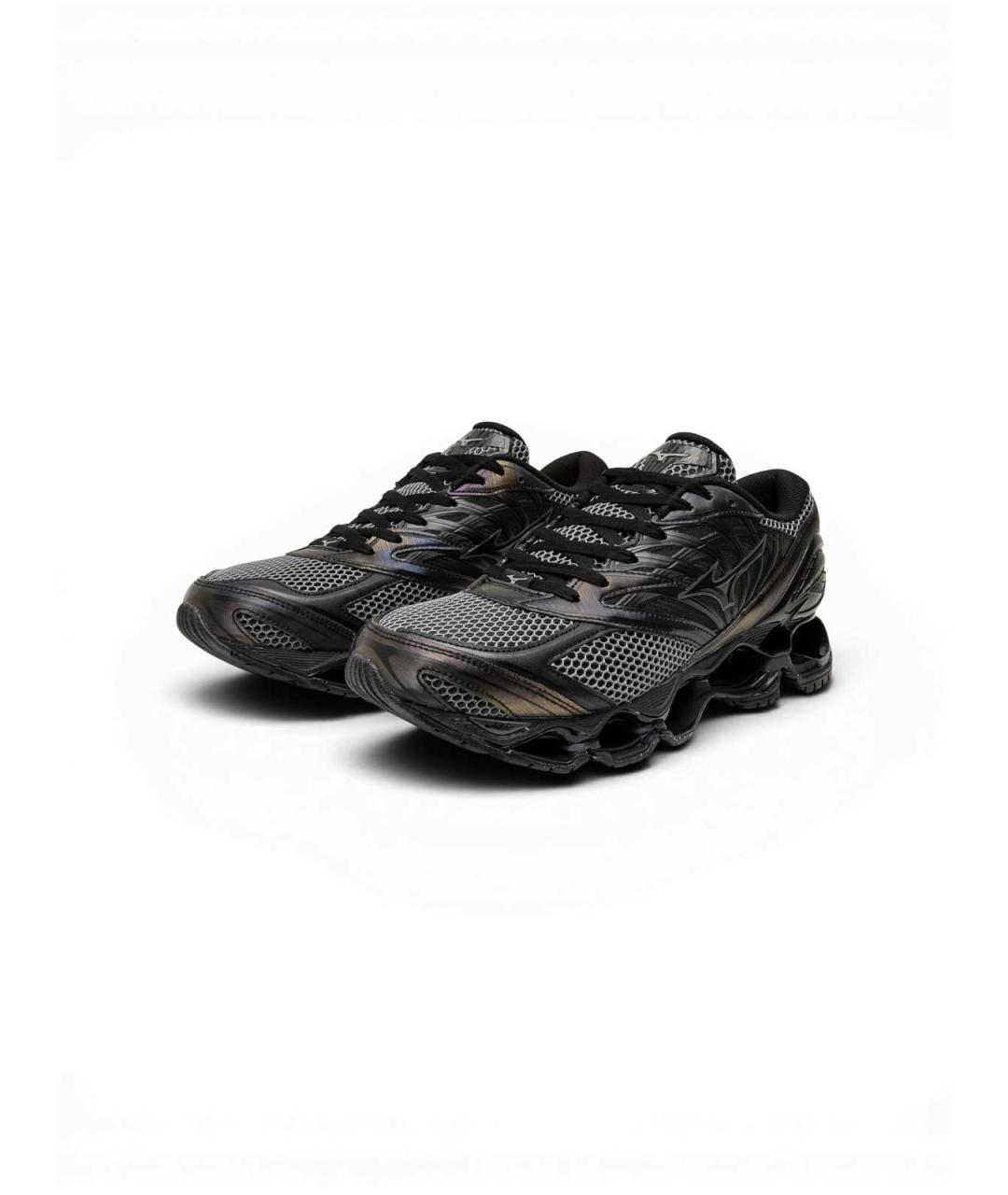 MIZUNO Черные текстильные низкие кроссовки / кеды, фото 3